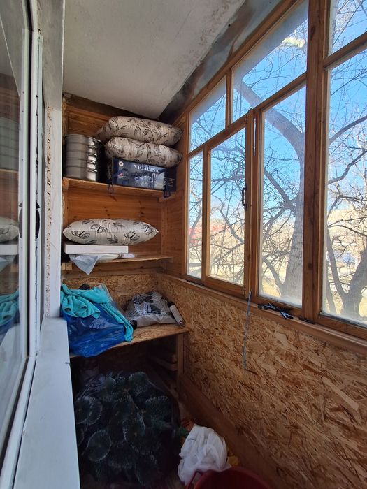 Балкон деревянный