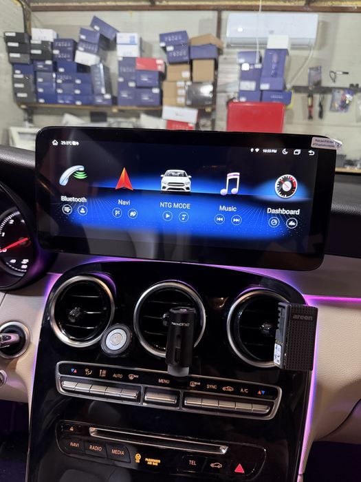 Navigatie Android Mercedes C-Class W205 Carplay Android Auto