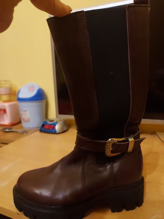 Cizme fete din piele mărimea 34