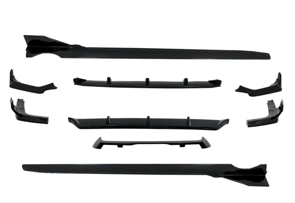 Bmw x7 g07 2018 - 2022 aero kit m sport пълен комплект черен пиано лак