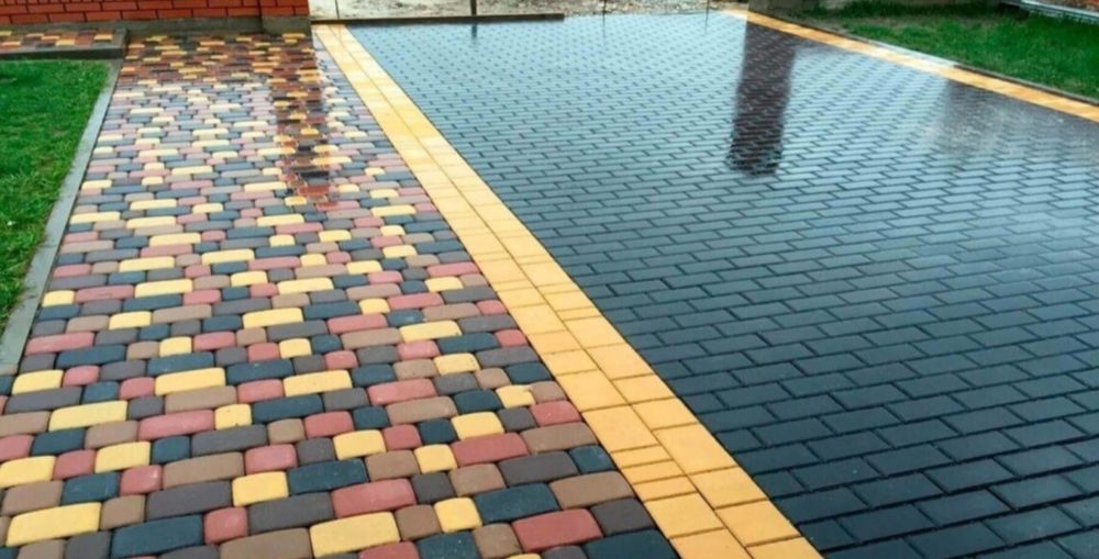 Укладка брусчатка