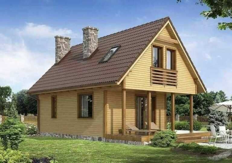 Cabana stil A Frame si casa din structura de lemn de vanzare