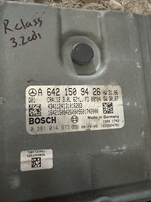 ECU Mercedes benz OM642 3.2cdi 3.5cdi gl ml r e c class компютър цди