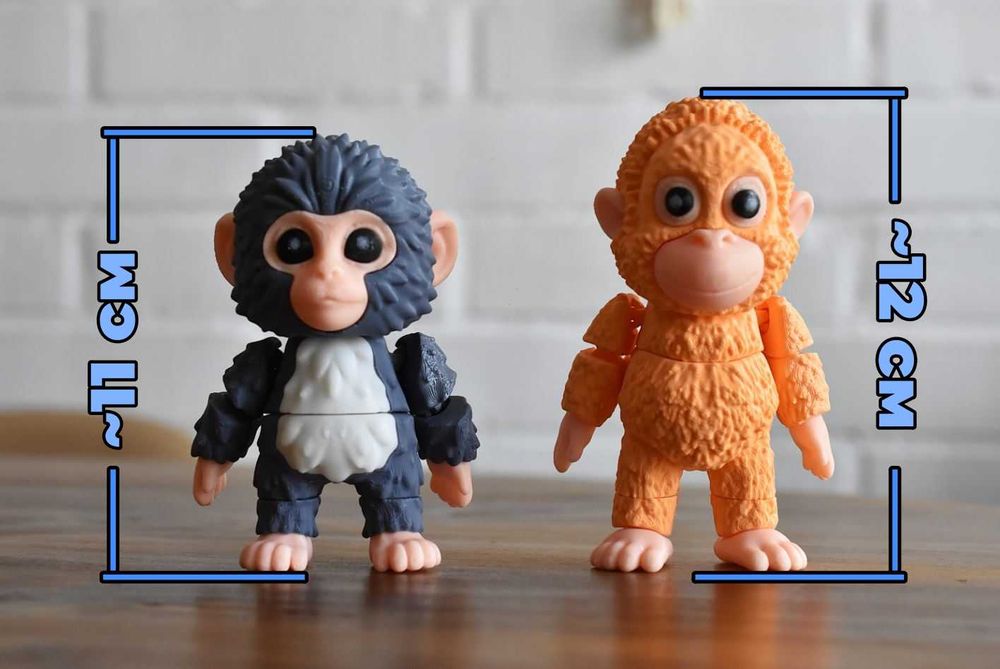 Играчки на Маймунката Пънч / Punch и Оранжевият и Приятел ( Играчка )