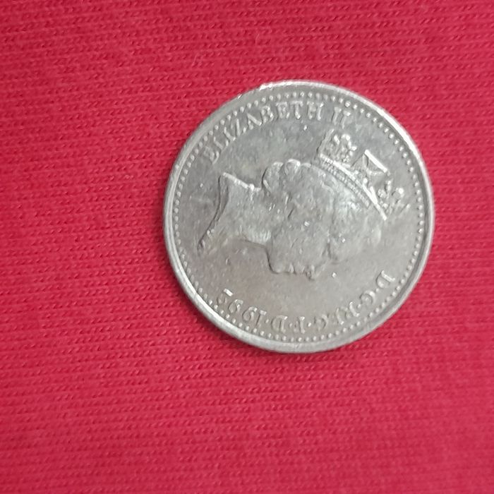 Рядка Британска Монета  от 10 пенса от  1992 г