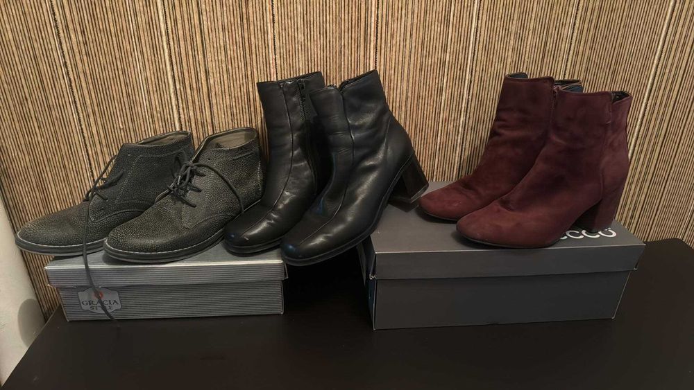 Запазени дамски обувки в размери 37, 38, 39