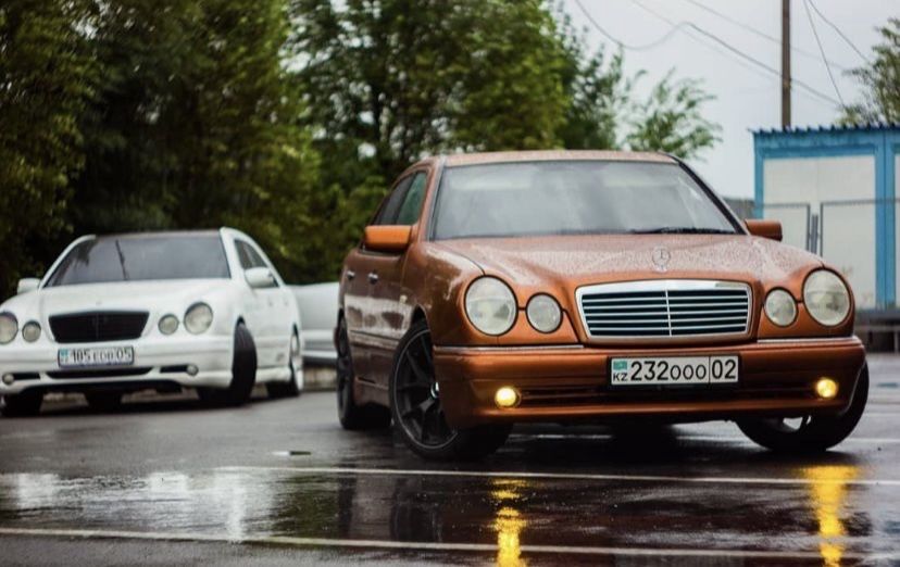 Бампер мерседес W210 дорест E50 AMG (E200 E230 E240 E280 E320 E420)