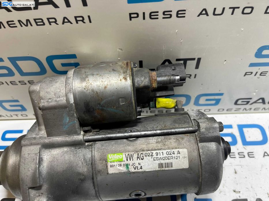 Electromotor cu 13 Dinti Volkswagen Passat B7 1.6 TDI CAY CAYC 2010 - 2015 Cod 02Z911024A [B3599]