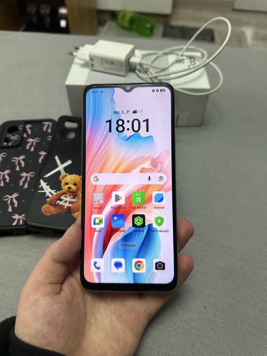 Oppo A38 (128GB) - Stare Foarte Bună + Încărcător + 2 Huse CADOU