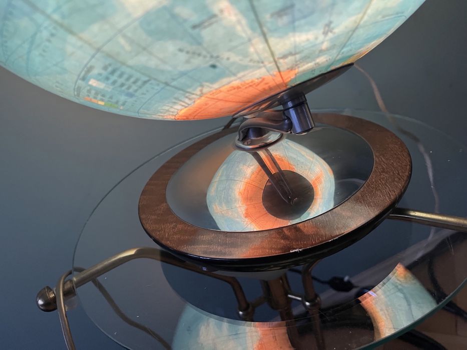 Стъклен глобус / Columbus Verlag / 50-те