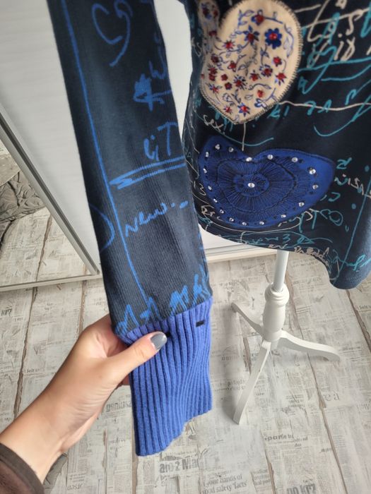 Bluza albastra Desigual