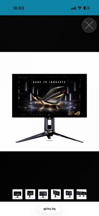 Rog swift pg27aqwp-g 20 year edition 720hz