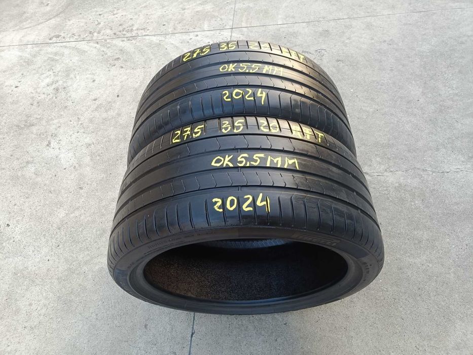 Doua anvelope de vara 275 35 20 pirelli p zero pz4 run flat