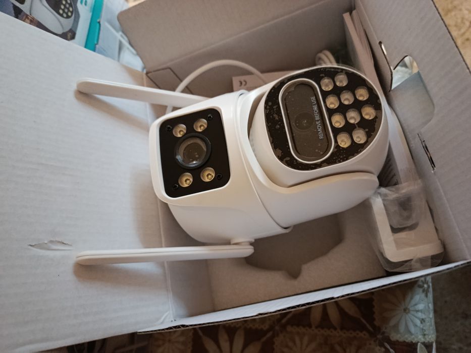 ICSEE ...НОВИ ДВОЙНИ камери за видеонаблюдение през телефон +Подарък