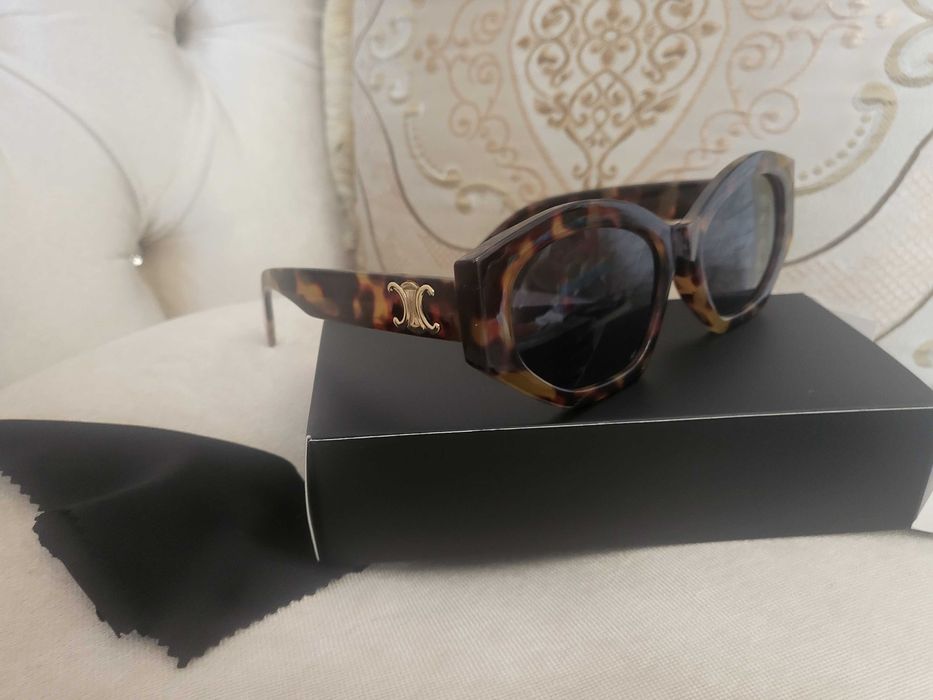 Леопардови слънчеви очила по модел на Celine