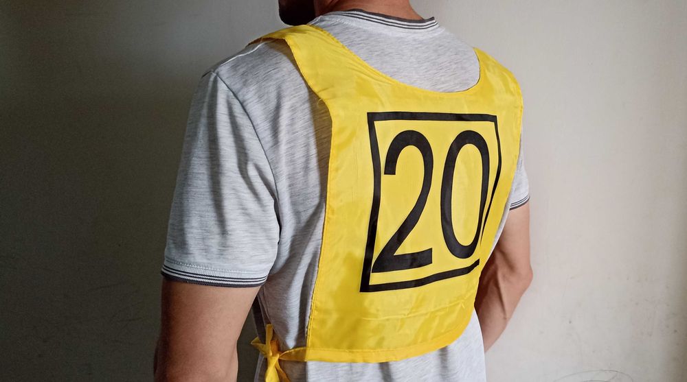 Нагрудной номер.