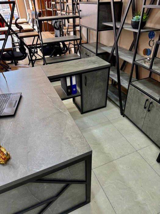 Директорский стол Rahbar stoli ofis stoli loft stol Tayyor