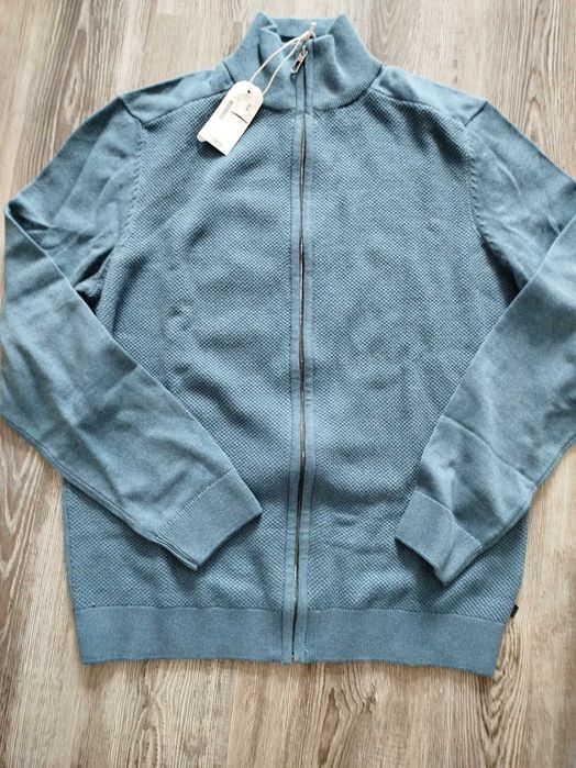 Пуловер и жилетка XL с цип и яке L