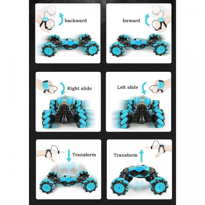 Кола с дистанционно гривна с Жестове се управлява, трансформираща се