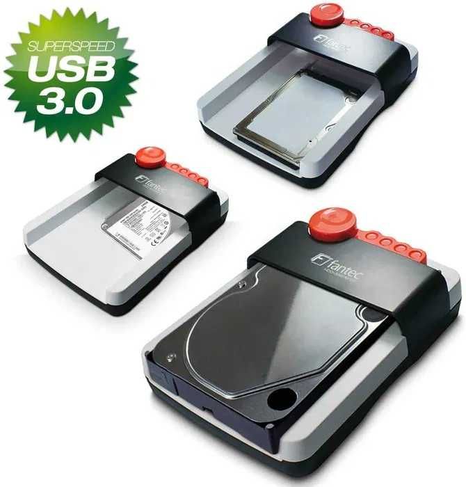 FANTEC - docking station USB 3.0 conector SATA hdd 3.5 + HDDSSD 2.5