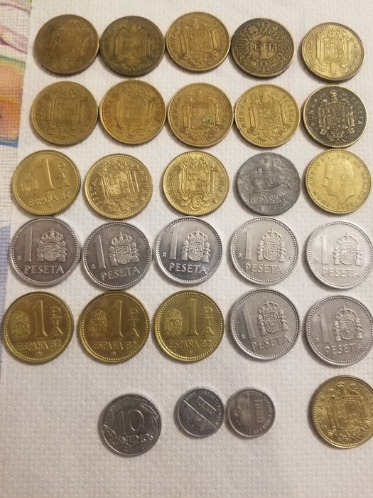 Monede spaniole pesetas