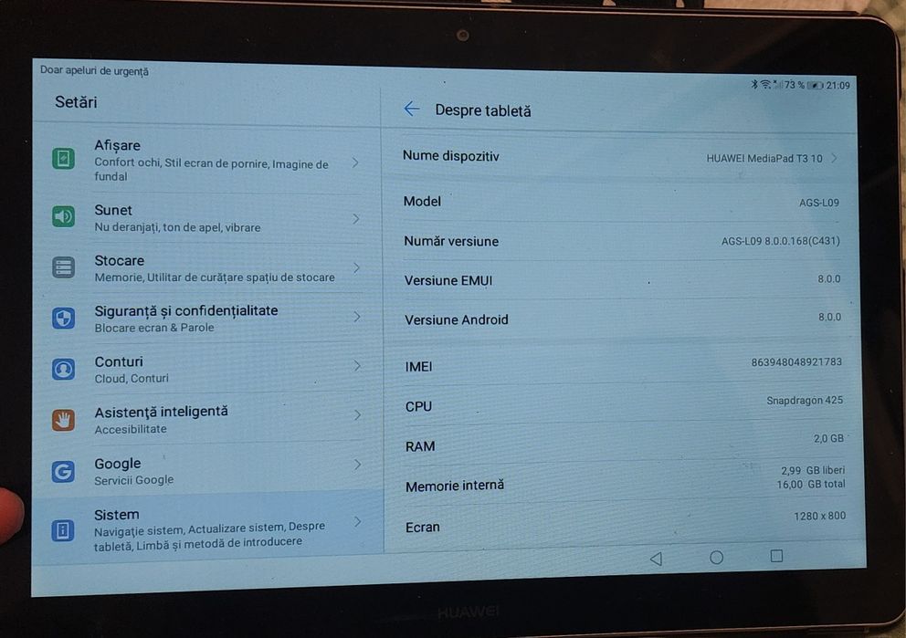 Tableta Huawei Mediapad T3 10