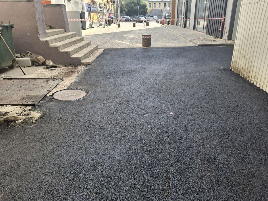 Укладка асфальта Асфальтирование