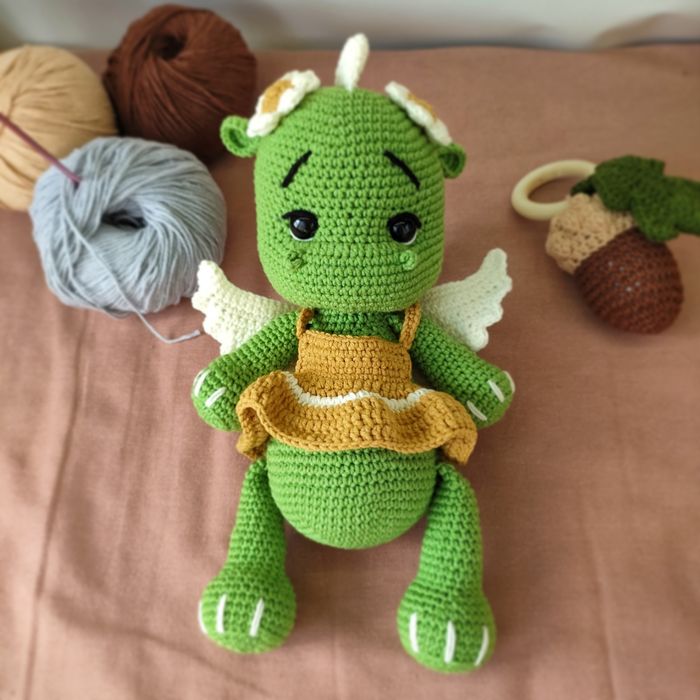 Вязаные игрушки ручной работы