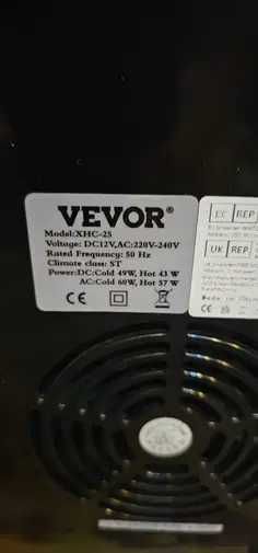 incubator oua pentru reptile si pasari Vevor 25 l, alimentare 12 V DC sau 220 V AC