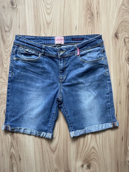 SUPERDRY skinny Bermuda/дамски къси дънки W32