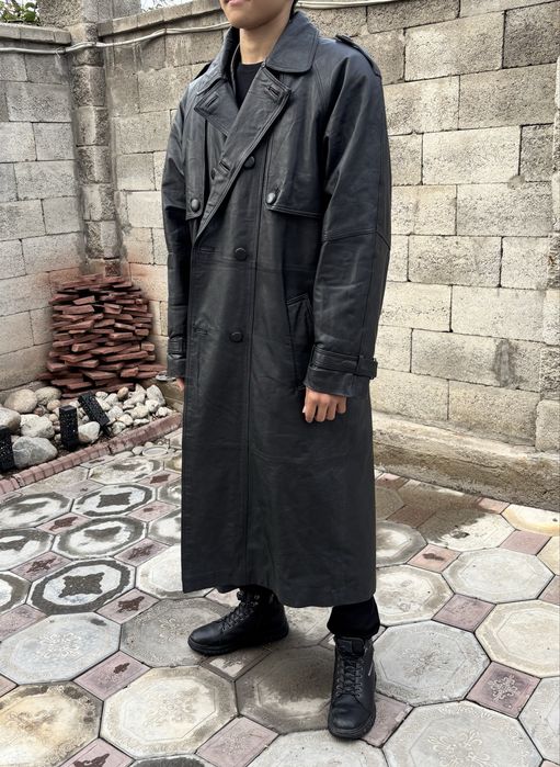 Плащ кожаный советский