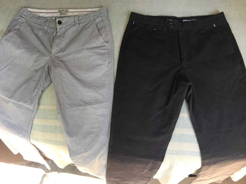 2 perechi pantaloni vara noi, bumbac 100%, nr 33