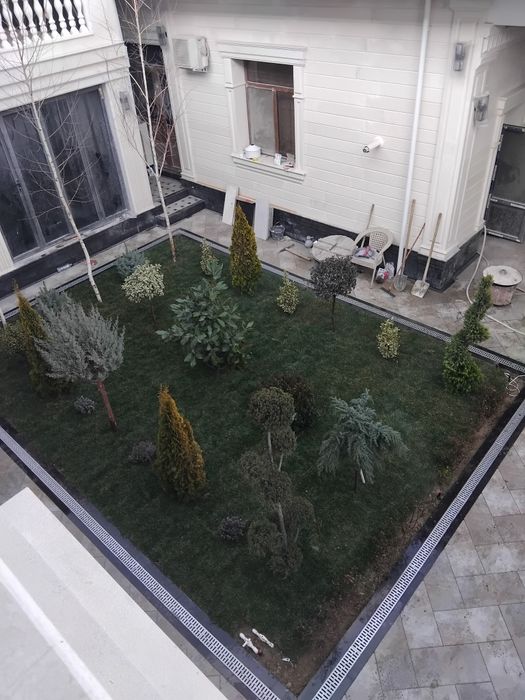 Gazon ekisk lanshaftni dizayin ishlari