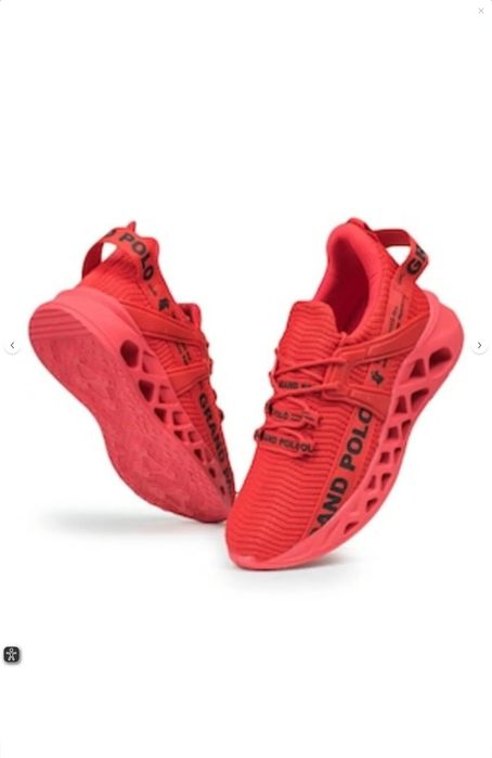 Adidasi sport, material textil, roșu, mărimea EU 39