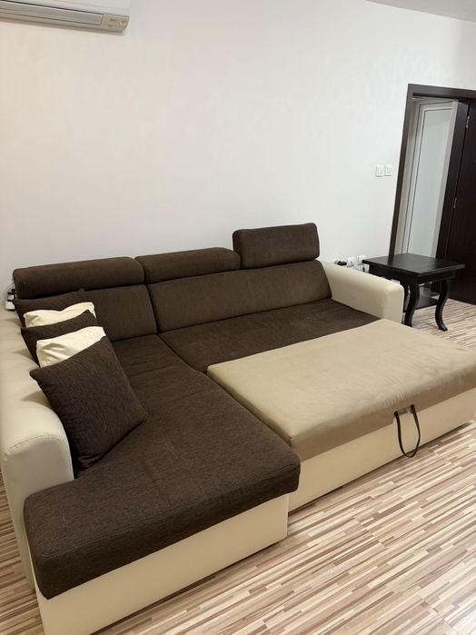 Ъглов разтегателен диван