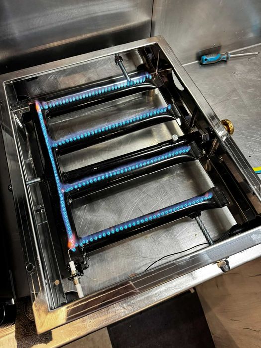 Plita pe gaz din otel carbon inoxidabil