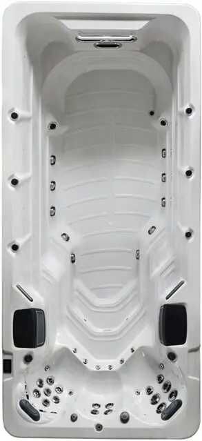 Piscină Swim Spa 5.5M cu inot Contracurent și Hidromasaj incalzitor Acril Aristech, Sistem Balboa4 Persoane