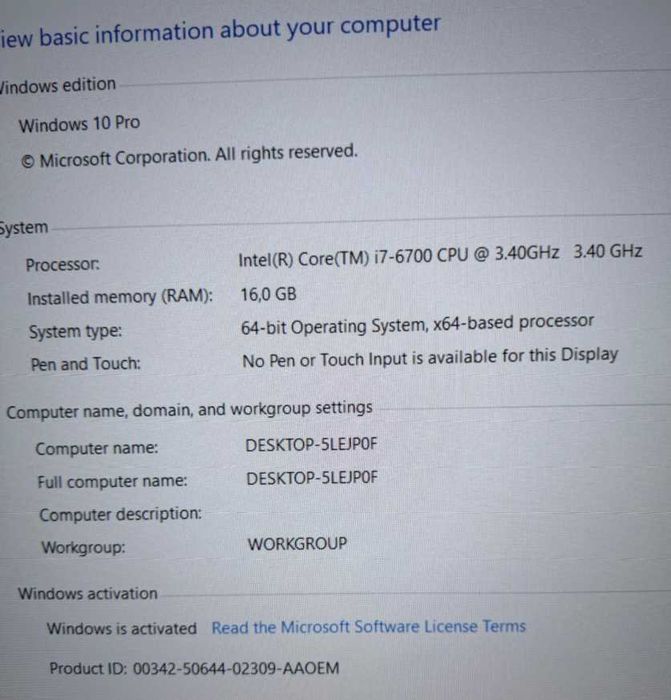 HP Workstation Z230 Tower