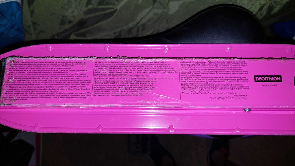 Trotineta copii, pliabila, cu frana, Oxelo Play 5 Violet