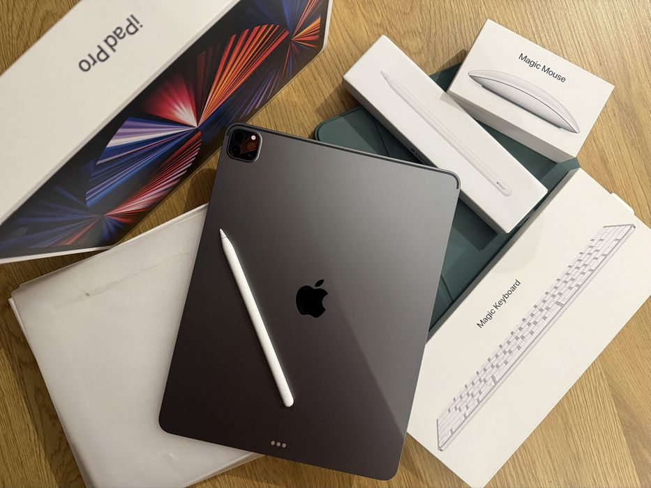 iPad Pro 13” M1, 256 GB, 5th gen, Space Grey - Apple Pencil Pro Inclus