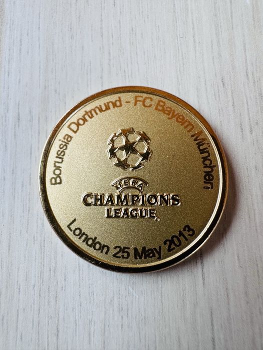 Monedă comemorativă finala Champions League 2013 (Dortmund - Bayern)
