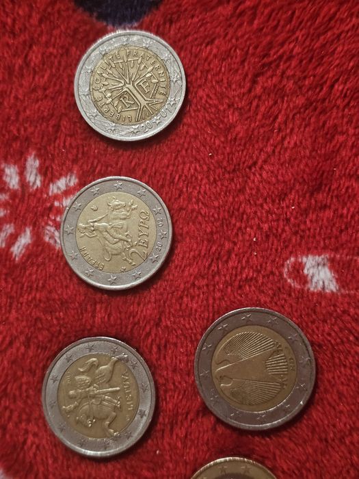 Редки монети от 2 евро