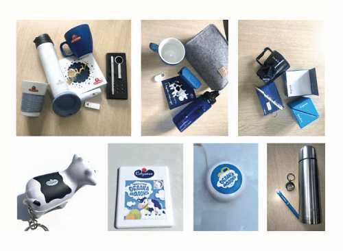 Полиграфическая продукция для выставок . Пакеты, блокноты, календари