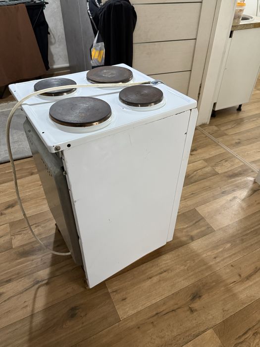 Электро газ плитка с духовкой