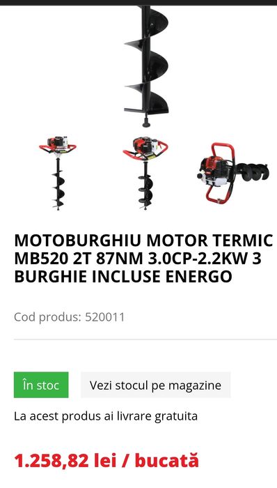 Motoburghiu 3 cai