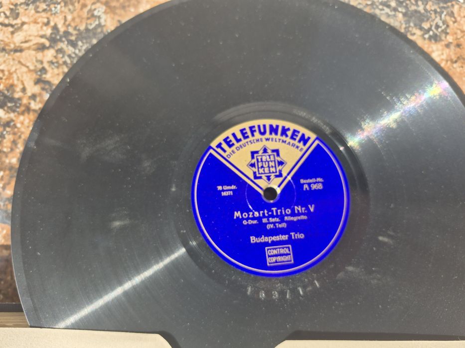 Vând lot 10 Discuri Grammophon & patefon colectie cu muzica clasică