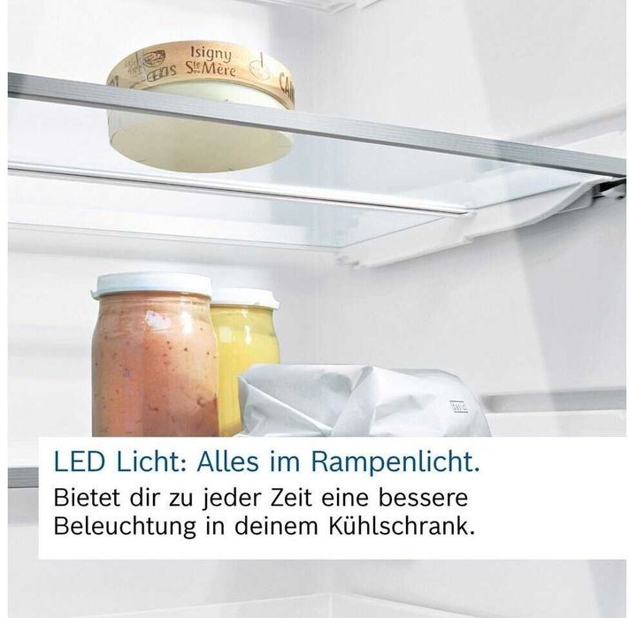 Хладилник с фризер BOSCH KGE398IBP 201 см