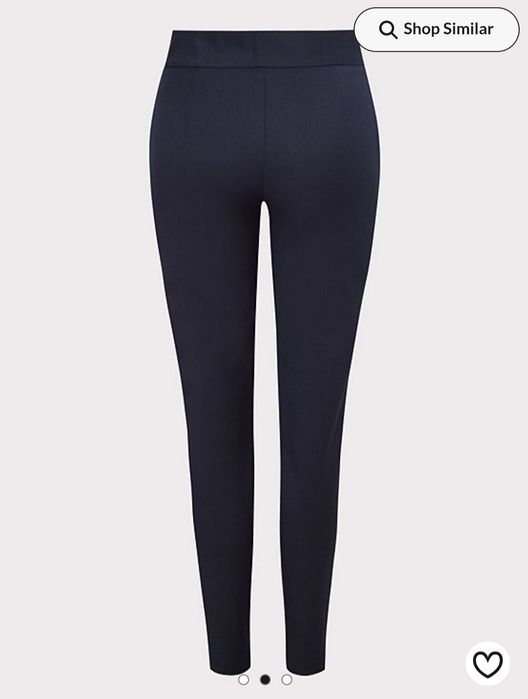 NOU Pantaloni stofa bleumarin, mărime L