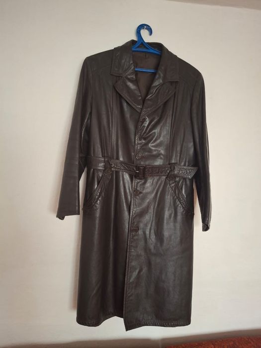 Плащь натуральная кожа