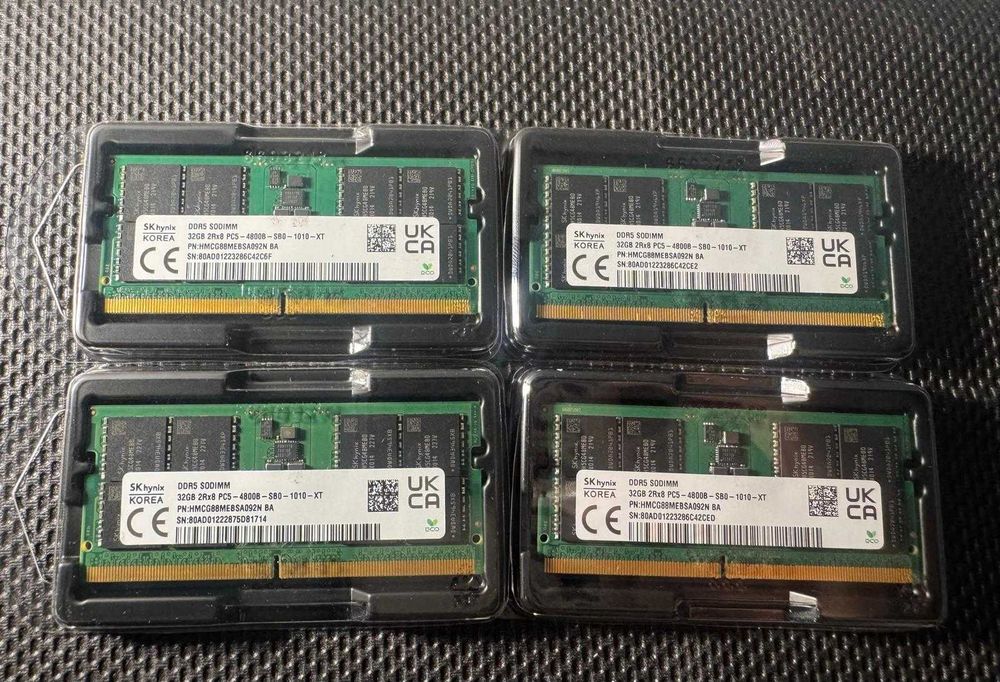 Kit RAM SK hynix 64GB 2x32GB DDR5 4800MHz SODIMM Laptop